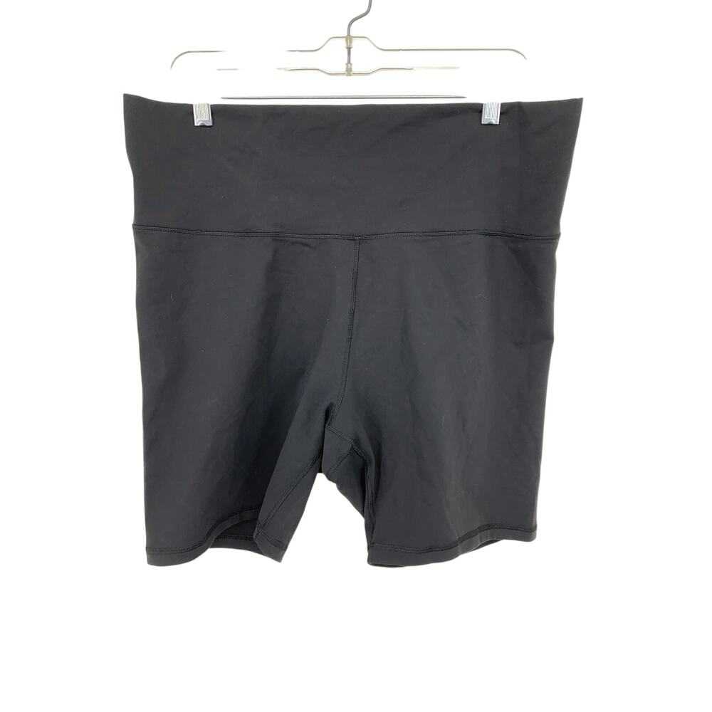 NWT CALIA HR Essential Bike Short Womens XXL Black Ultra High-Rise 7" Inseam